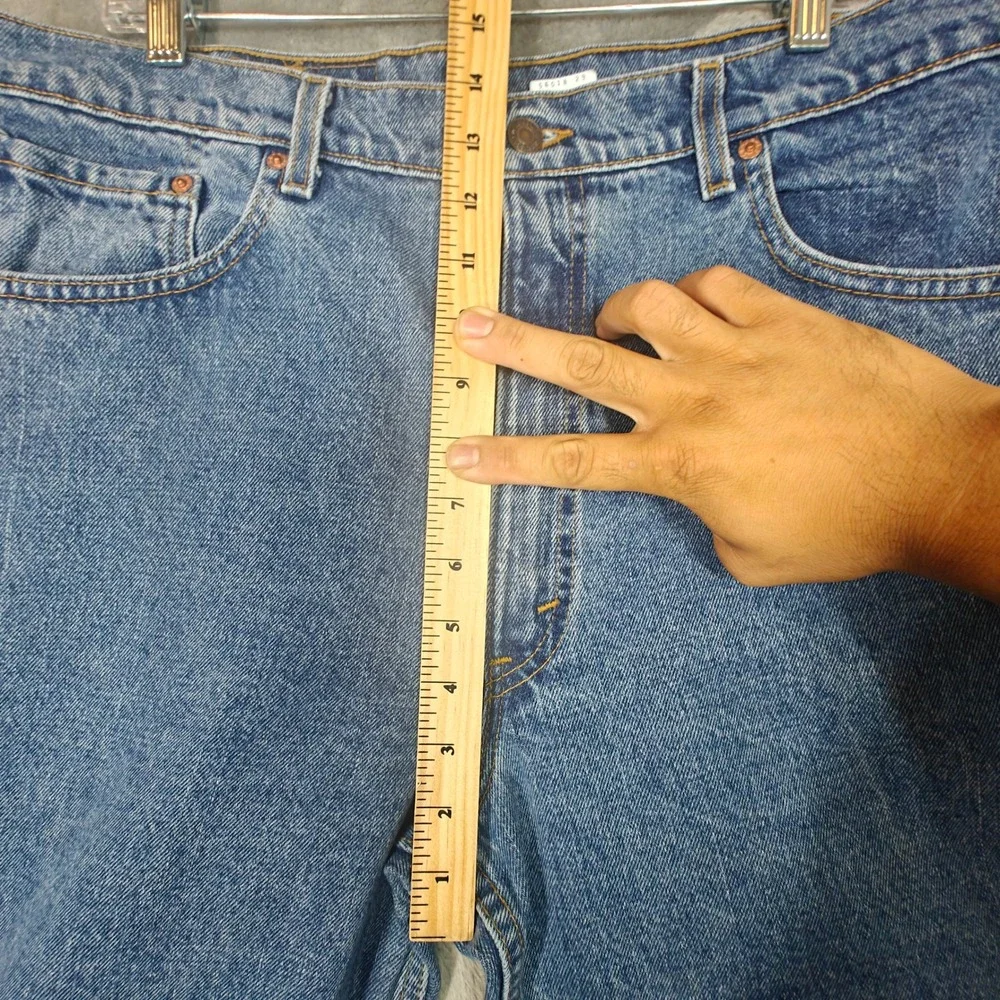 Vintage 90s Levis 550 Relaxed Tapered 38x30 Fits 36x30 USA Red Tab High Rise 95
